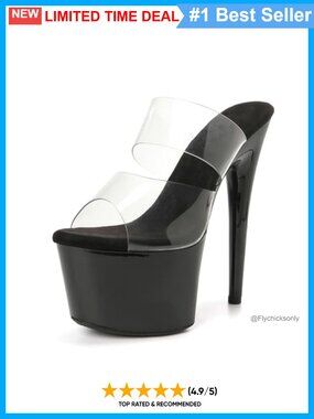 Women's 7in Platform Sandal Heels Stiletto Pole Dance Exotic Shoes